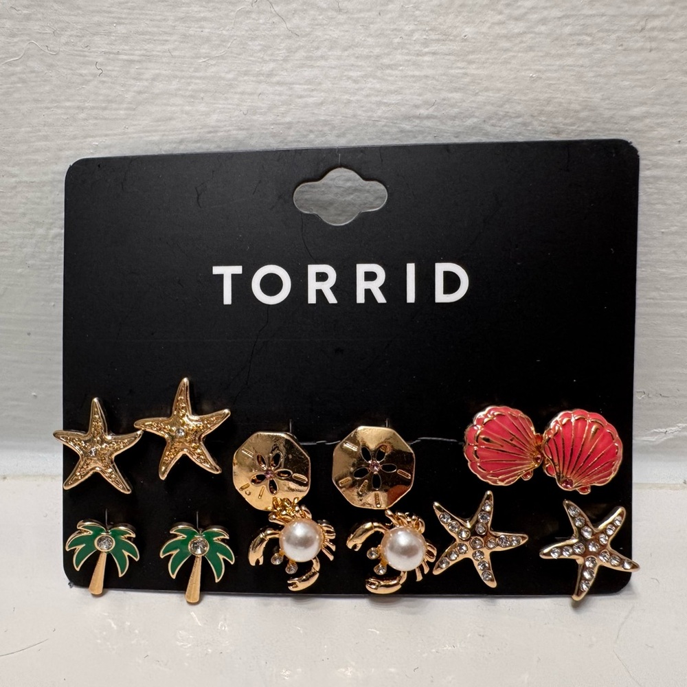 NWT Torrid Summer Stud Earring Set
